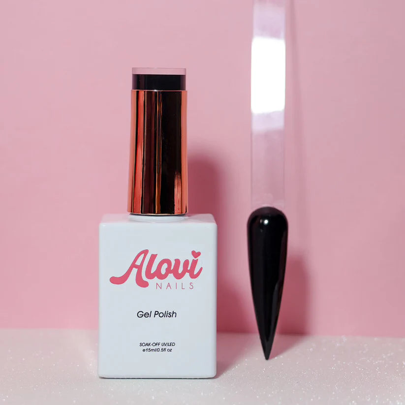 Alovi Gel Polish -001 Black ( El Negrito)