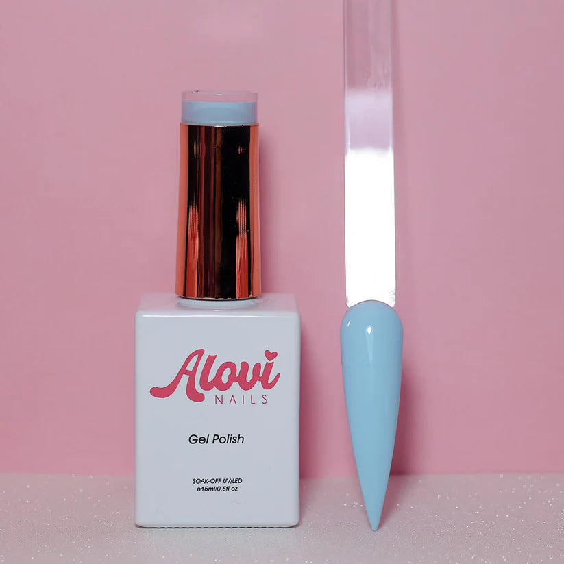 Alovi Gel Polish - 005 Sky Blue ( Azul Cielo)