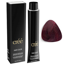 Cargar imagen en el visor de la galería, Cree Professional Permanent Hair Color,100ml- 3.4 FL.OZ ( 5.56 Red Mahogany )
