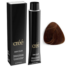 Cargar imagen en el visor de la galería, Cree Professional Permanent Hair Color, 100ml - 3.4 fl.oz.( 6.34 Dark Copper Golden Brown )
