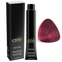Cargar imagen en el visor de la galería, Cree Professional Permanent Hair Color,100ml- 3.4 FL.OZ ( 7.26 Red Irisee )
