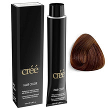 Cargar imagen en el visor de la galería, Cree Professional Permanent Hair Color,100ml- 3.4 FL.OZ ( 7.83 Golden Amber )
