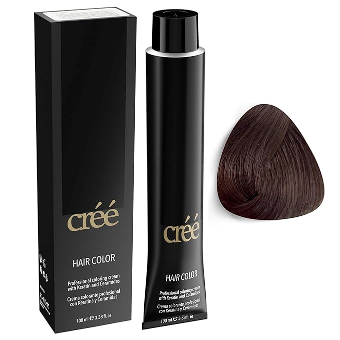 Cree Professional Permanent Hair Color, 100ml - 3.4 fl.oz.( 8.91 Ice Chesnut Light Blond)