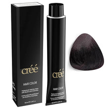 Cargar imagen en el visor de la galería, Cree Professional Permanent Hair Color,100ml- 3.4 FL.OZ ( 4.5 Mahogany Brown )
