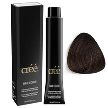 Cargar imagen en el visor de la galería, Cree Professional Permanent Hair Color,100ml- 3.4 FL.OZ ( 4 Brown)
