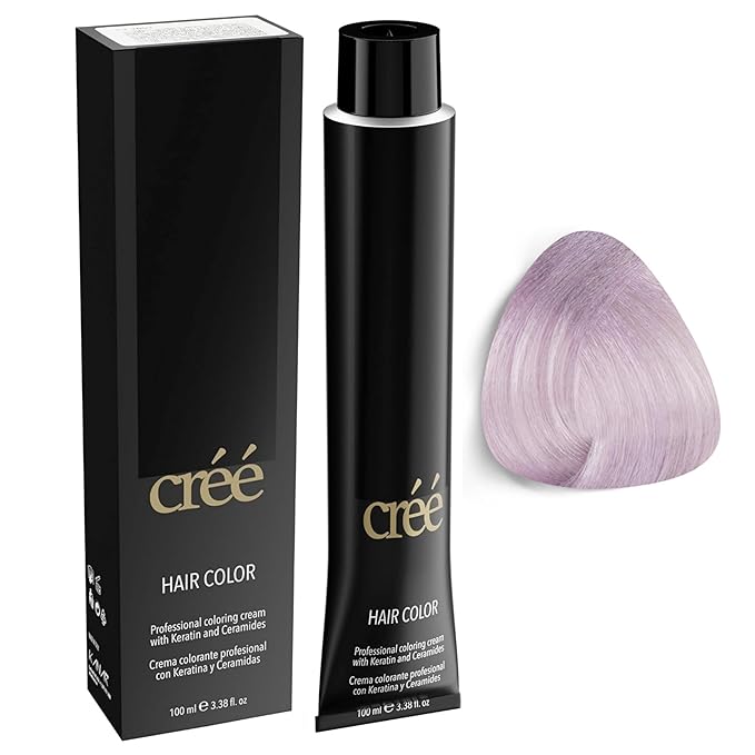 Cree Professional Permanent Hair Color, 100ml - 3.4 fl.oz.(9.21 Very Light Lavender Blond)
