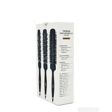 Load image into Gallery viewer, Cree Premium Round Hair Brush Set Long Barrel 3 IN 1
