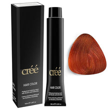 Load image into Gallery viewer, Cree Professional Permanent Hair Color,100ml- 3.4 FL.OZ ( 7.44 Intense Copper Blond)

