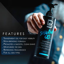 Load image into Gallery viewer, L3VEL 3 Transparent Shaving Gel
