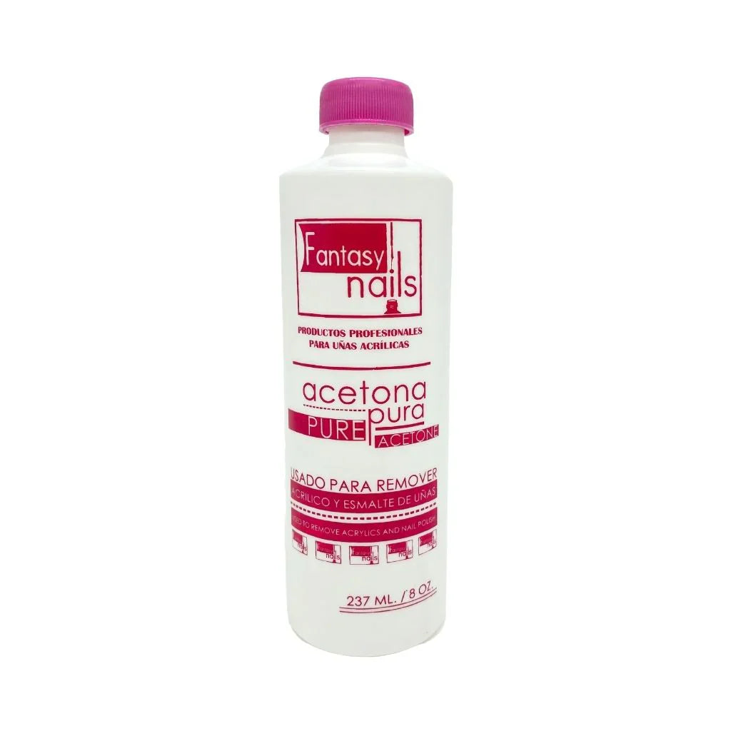 Fantasy Nails MX Acetona Pura - Pure Acetone 8 OZ