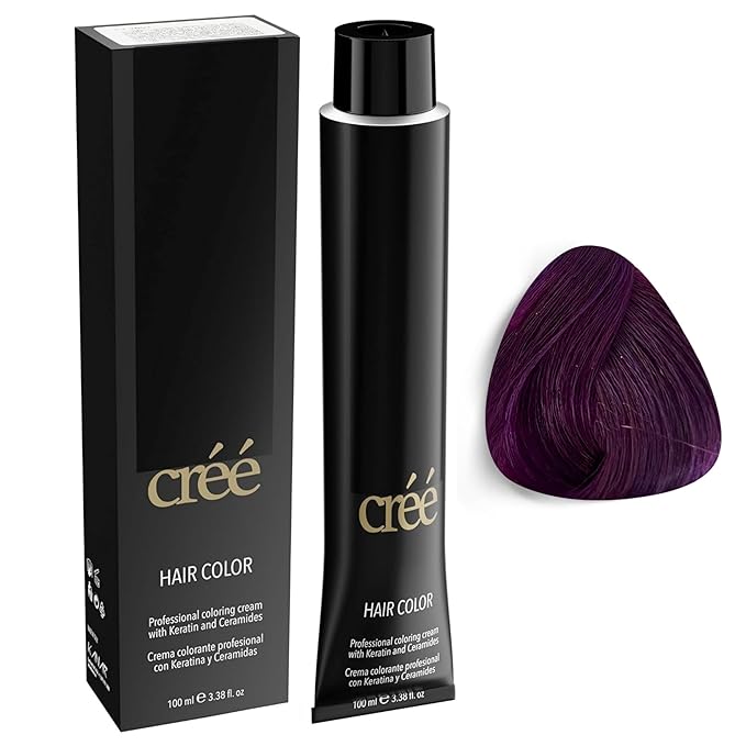 Cree Professional Permanent Hair Color,100ml- 3.4 FL.OZ ( 8.22 Intense Irisee Light Blond)